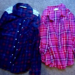 2 Long Sleeve Tops $9